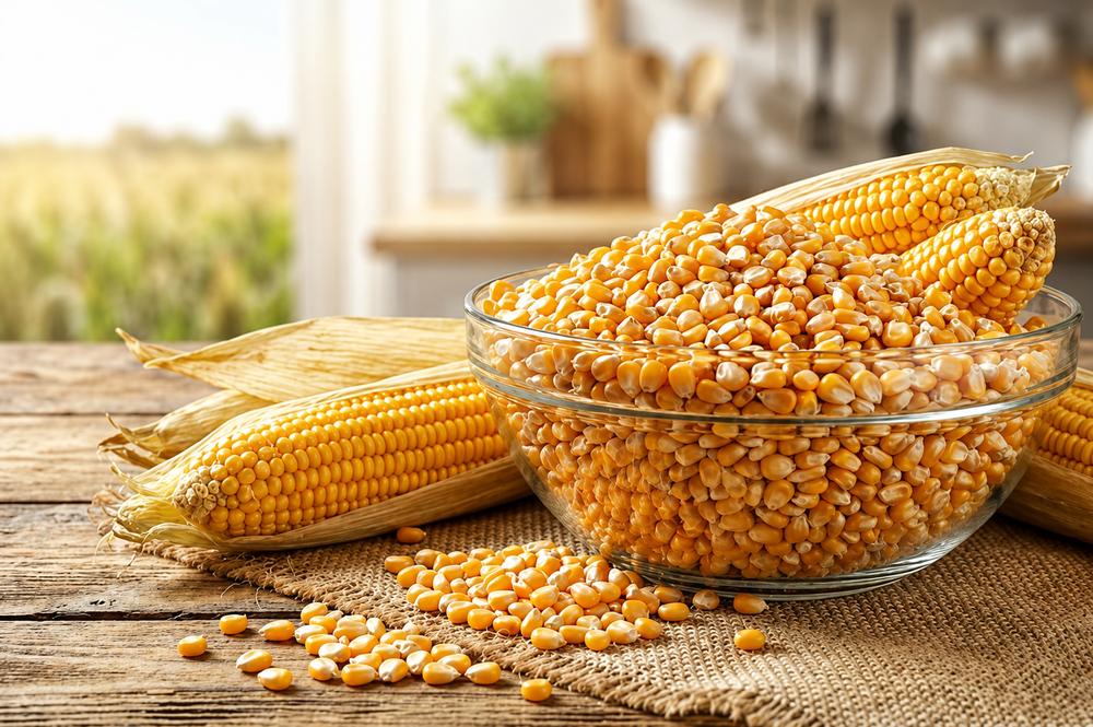 Yellow maize supplied in bulk for feed and food processing