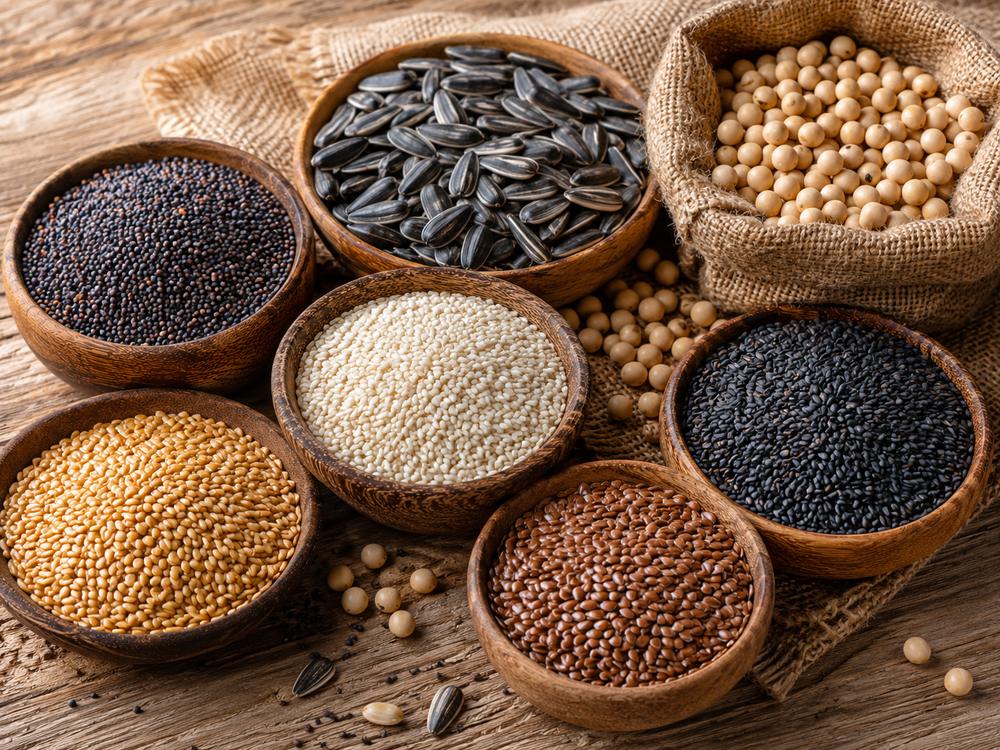 Oilseeds supplied for extraction and food manufacturing
